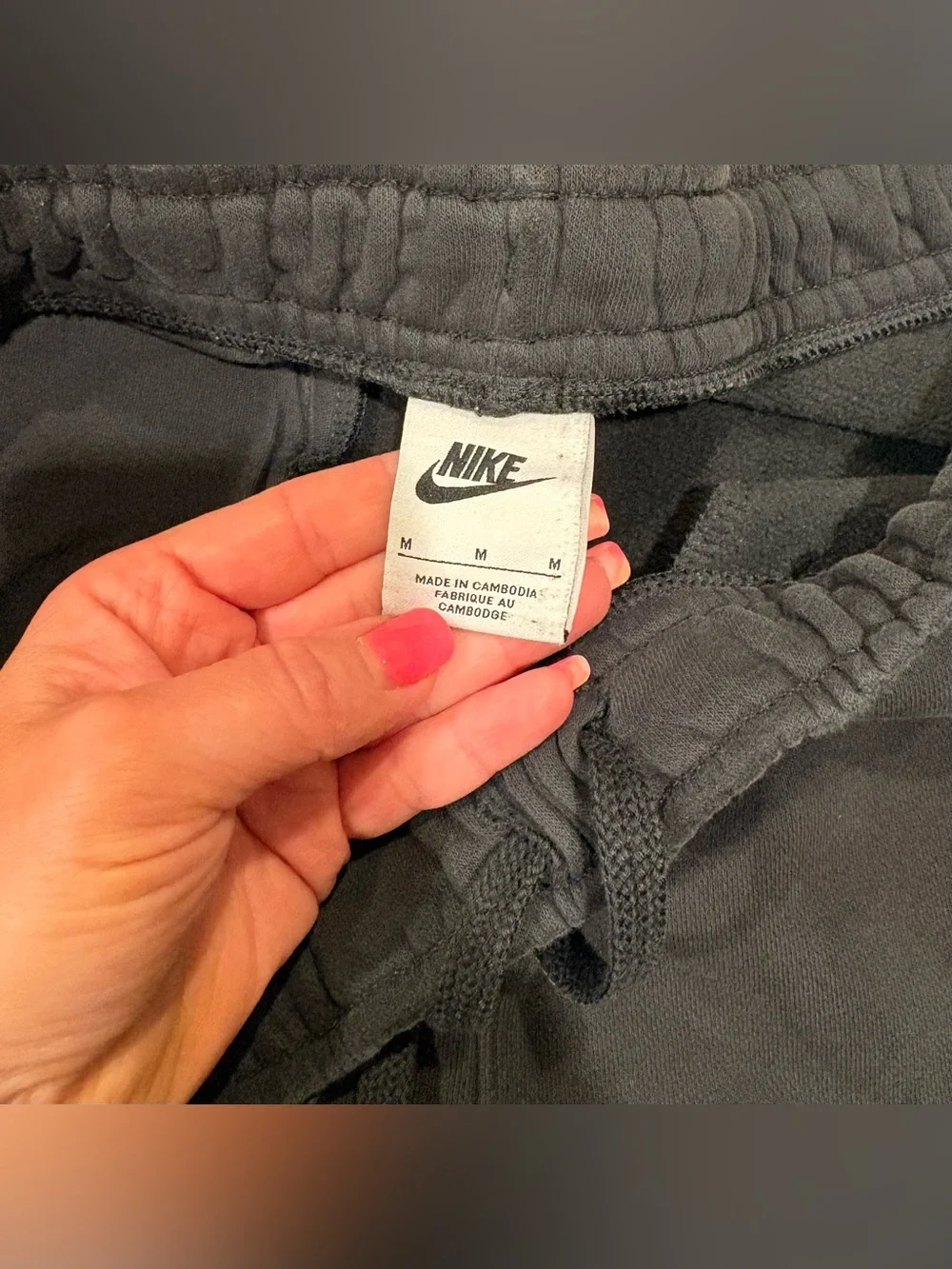 Nike Men’s Medium Open Hem Sweatpants Soft Fleece Lounge Pants